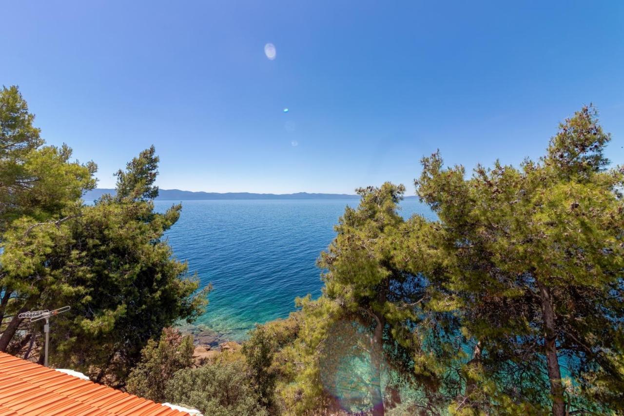 Seaside Secluded Apartments Cove Torac, Hvar - 575 Gdinj Bagian luar foto