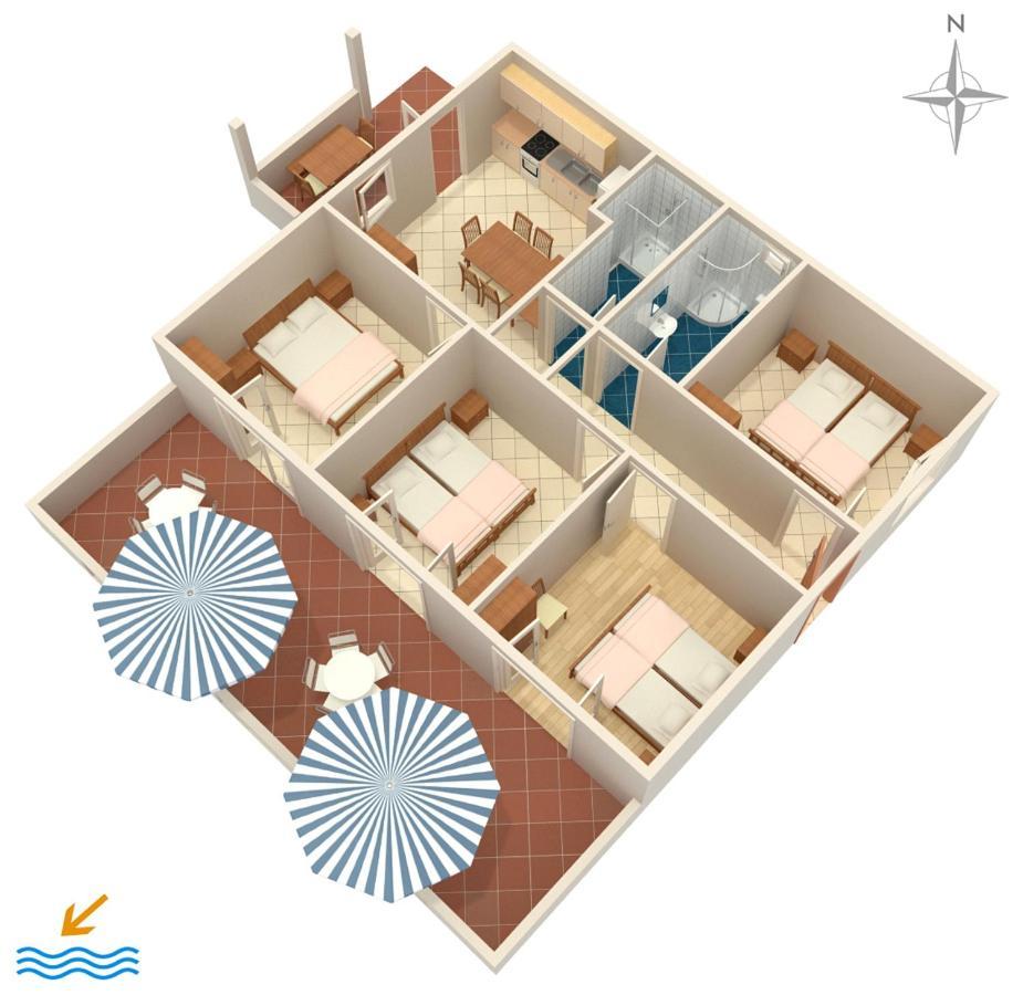 Seaside Secluded Apartments Cove Torac, Hvar - 575 Gdinj Bagian luar foto