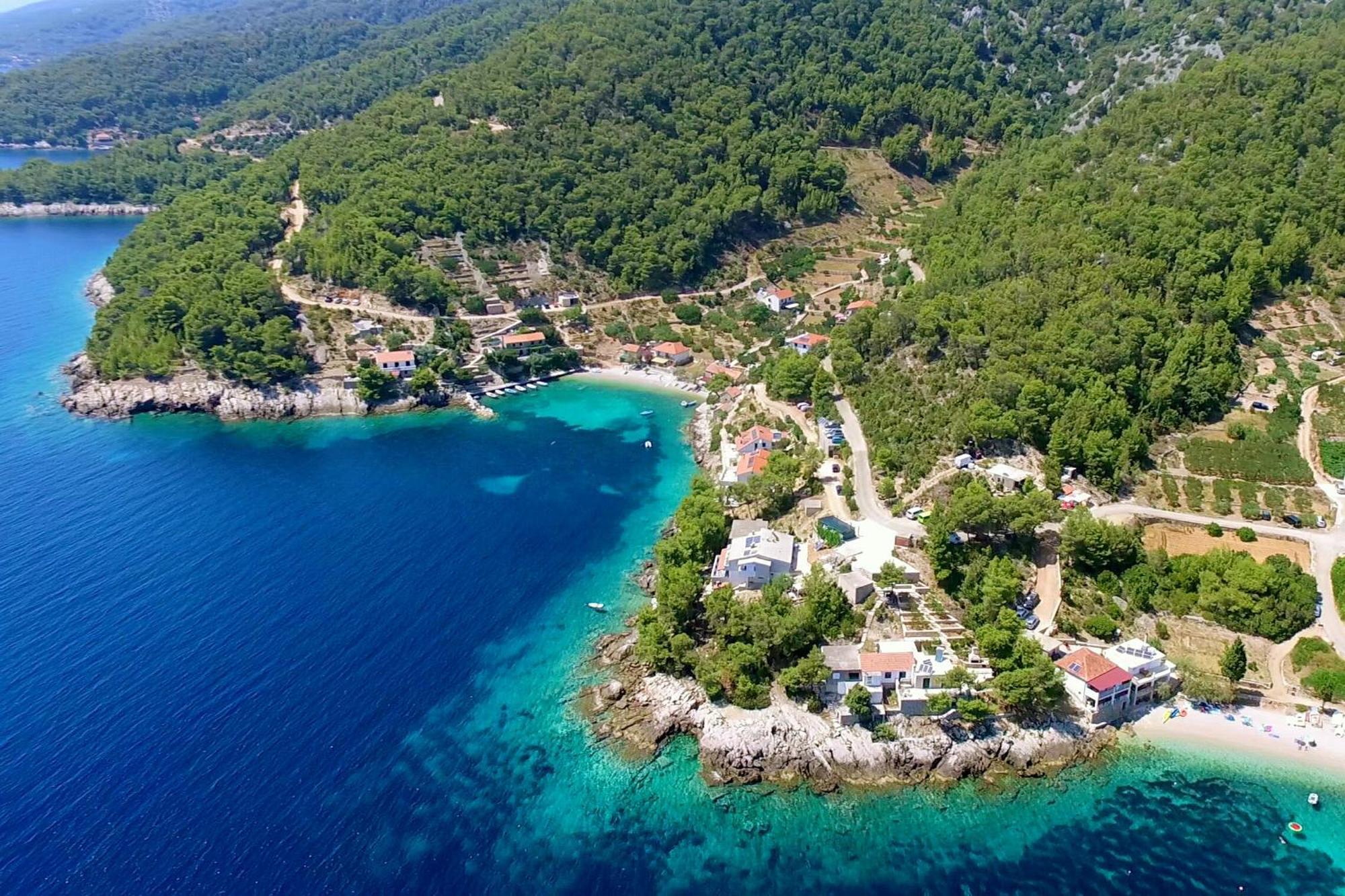 Seaside Secluded Apartments Cove Torac, Hvar - 575 Gdinj Bagian luar foto